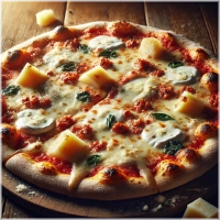 Tomatensaus, 4 soorten kaas