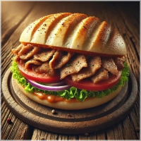 Het welbekende klassieke ronde broodje gevuld met sappig, gekruid vlees naar keuze, aangevuld met knapperige sla, tomaat, komkommer en ui. Afgemaakt met een saus naar keuze voor extra smaak.